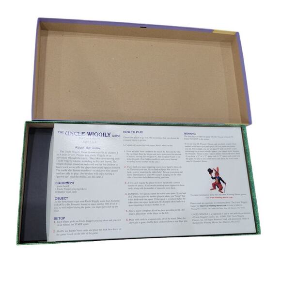 Vtg 2005‎ The Uncle Wiggily Winning Moves Board Game IOB - Picture 4 of 6